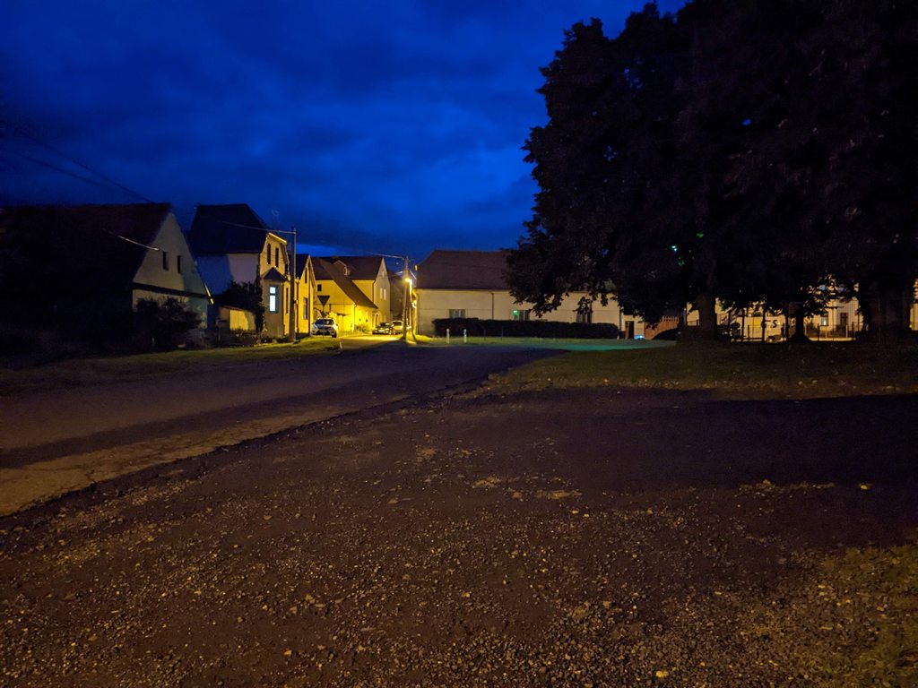 Noční fotografie Siřemi